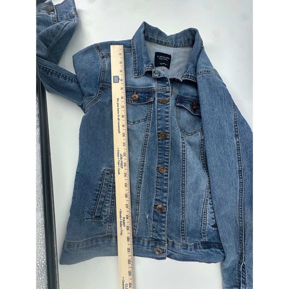Cavalini Finding Nemo Disney Denim Jacket Blue Medium Wash Womens Size Medium - Picture 5 of 15